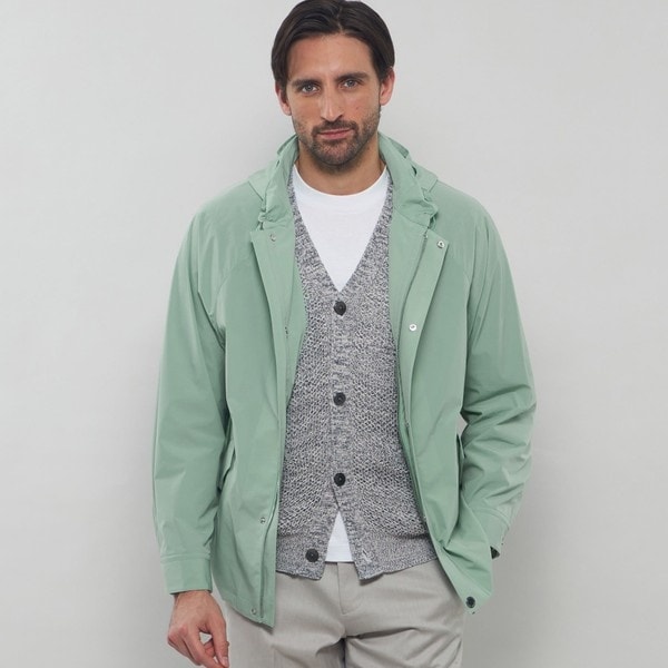 マッキントッシュロンドン FEATHER-TECH PAC FLEX NYLON FEATHER-TECH PAC】【FLEX NYLON】ストレッチナイロンフーデット