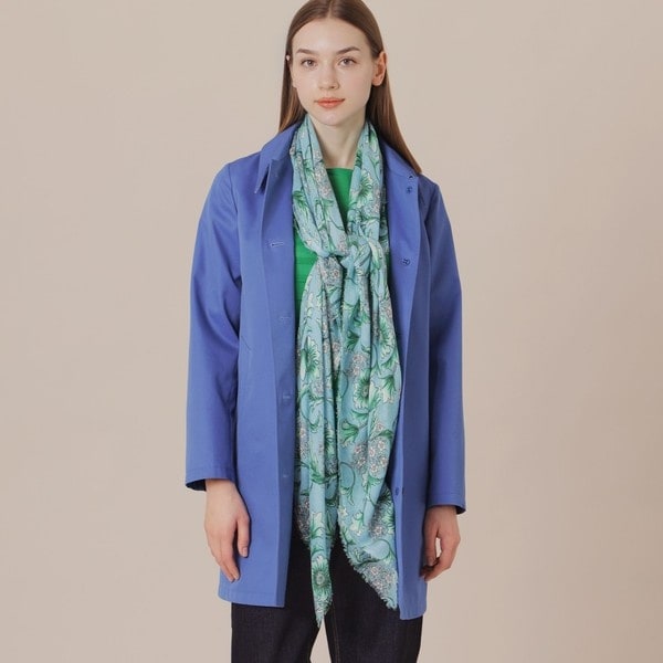 【新品】MACKINTOSH マッキントッシュ 麻 リネン 花柄 ストール ヴィンテージフラワーストール(マフラー・ストール・スカーフ