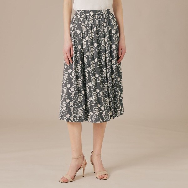 【新品】マッキントッシュロンドン ファインキュプラポリエステルチェックスカート ファインキュプラポリエステルチェックスカート(スカート)｜MACKINTOSH