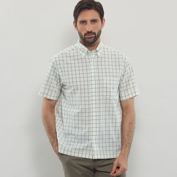 FLEX JERSEY】キャンディーストライプジャージー半袖シャツ