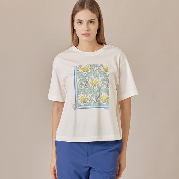 ブリティッシュチューリッププリントTシャツ