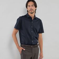 超冷感ワイドカラーカットシャツ