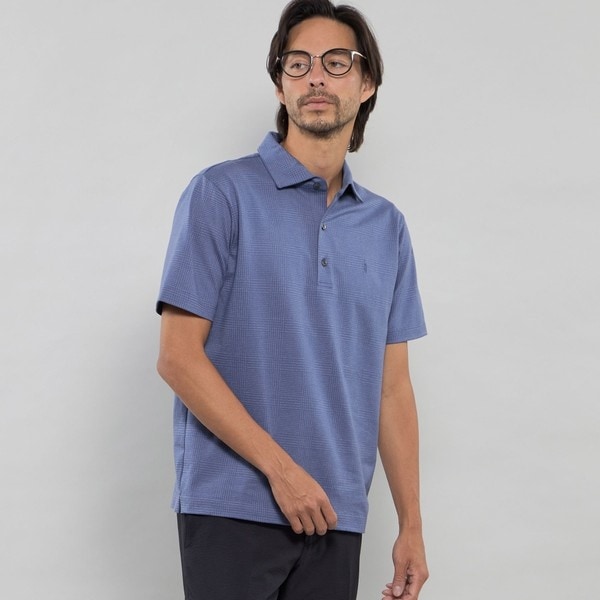 ラコステ　EDIFICE別注　ポロシャツ モノグラムジャカード　LACOSTE LACOSTE / ラコステ】別注 モノグラムジャカード ポロシャツ