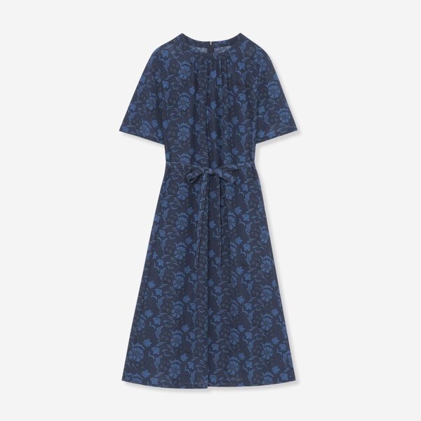 BIBURY FLOWER】ドローイングシャドーバイブリーワンピース