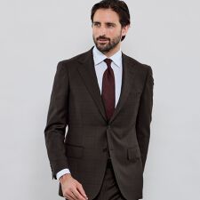 【OX BRIDGE】【DORMEUIL/ドーメル】コンビネーションチェックスーツ
