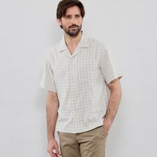 ダブルガーゼチェックオープンカラーシャツ | マッキントッシュ ロンドン(MACKINTOSH LONDON)