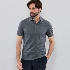 ミニサッカージャカードドレスポロシャツ