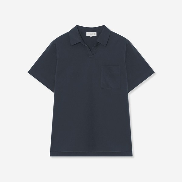 クラーク志織コラボ】ベーシッククリア天竺Tシャツ | ブルー