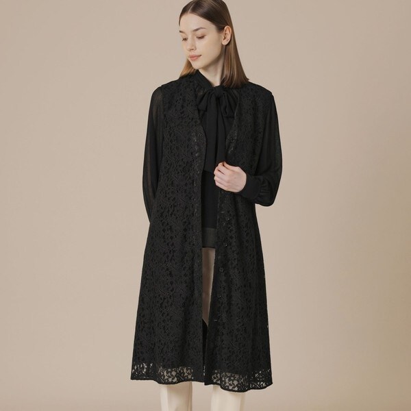 ★マッキントッシュロンドン　ワンピース★ウォッシャブル★サイズ38 無地ジャカードワンピース(ワンピース)｜MACKINTOSH LONDON