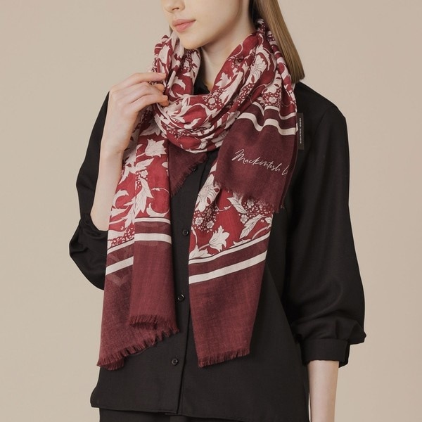 タグ付き✨IENA 23AW カシミヤ100% ニムニムデュアイ スカーフ NIMNIMDUAI/ニムニムデュアイ】カシミヤCARRE スカーフ