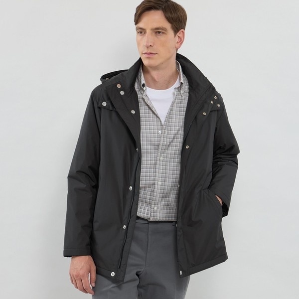 マッキントッシュロンドン 3レイヤーポリエステルフーデットブルゾン WEB・一部店舗限定】【BERWICK】3レイヤーポリエステルフーデット