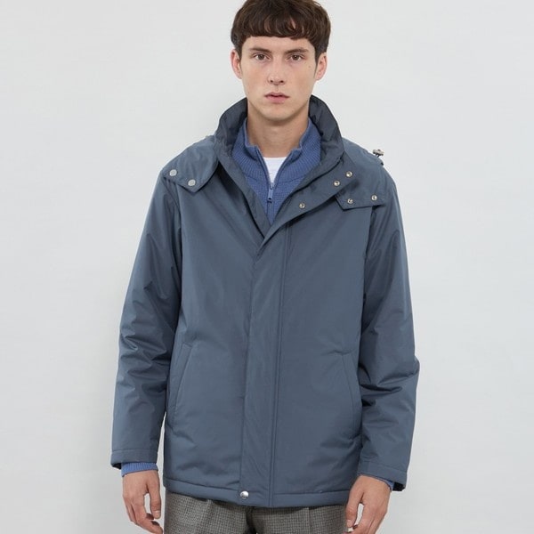 WEB・一部店舗限定】【BERWICK】3レイヤーポリエステルフーデット