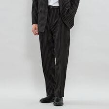 マッキントッシュ ロンドン(MACKINTOSH LONDON)の【ANGELICO/アンジェリコ】ピンストライプ 1プリーツパンツ