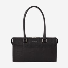 【Precious12月号】リザード型押しレザーボストンバッグ