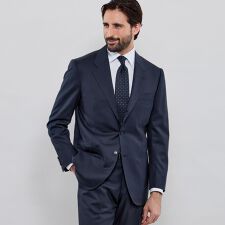 ウールシルク ツイルスーツ