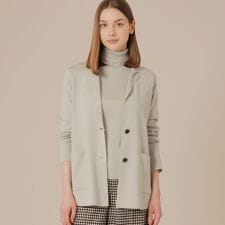 クリアーニットジャケット