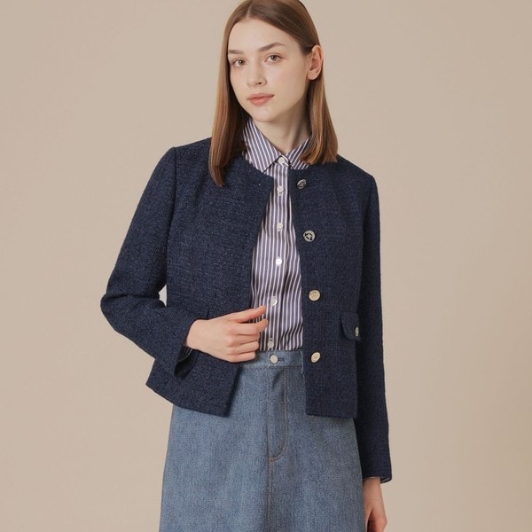 MACKINTOSH LONDON ノーカラージャケット セール】 ウールトロジャケット （ノーカラージャケット