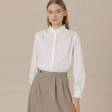 【Precious12月号/婦人画報11月号掲載】ストレッチストライプブラウス