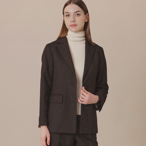 抗菌防臭・接触冷感・UVカット】カナパ金ボタンジャケット/通勤