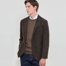 【FLEX JERSEY】【ROMA/ローマ】ハウンドトゥースジャケット