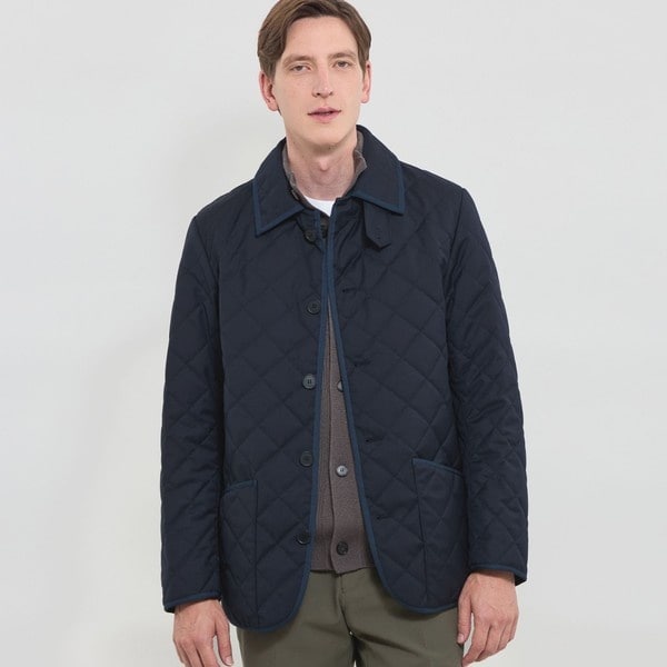 MACKINTOSH LONDON キルティングブルゾン マッキントッシュ WEB・一部店舗限定】【WATSON】サキソニーツイルキルティングブルゾン