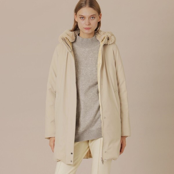 Precious12月号】【PONTELAND/ポントランド】リバーシブルダウンコート