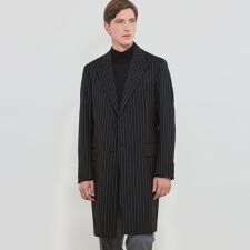 マッキントッシュ ロンドン(MACKINTOSH LONDON)の【ANGELICO】ピンストライプチェスターコート