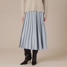 【Precious12月号】ハンマーサテンプリーツスカート