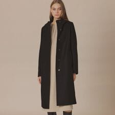 【CHRYSTON/クリストン】ウールダブルクロスメルトンフーデットコート