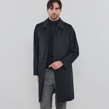 【DUNFORD】ウールカシミヤビーバーステンカラーコート