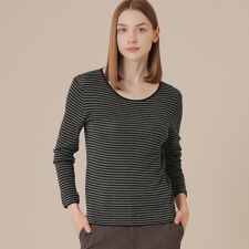 【SUPER FINE LAB.】メルテッドサウラコットンクルーネックプルオーバー