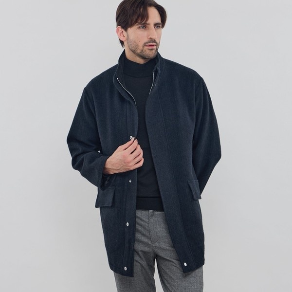 ライトラムナッパレザー フードブルゾン | ジョゼフ オム(JOSEPH HOMME