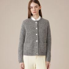 アルパカブレンドニットカーディガン