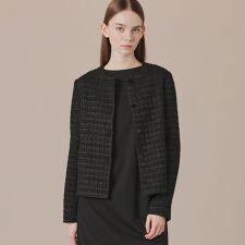 ツイードノーカラージャケット