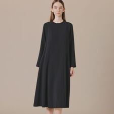 トリアセテートエアリークロスワンピース