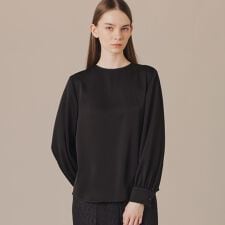 トリアセテートジョーゼットブラウス