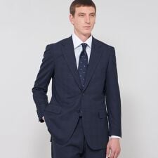 【OX BRIDGE】【ZEGNA/ゼニア】メランジチェックスーツ