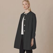 【婦人画報4月号掲載】【ROSLEY/ロズリー】ウエザーコットンノーカラーコート