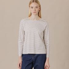 【The Essential Collection】プレーティング天竺ボーダープルオーバー