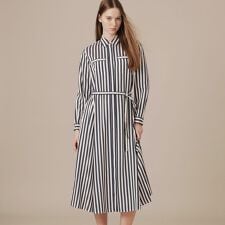 【婦人画報4月号掲載】ドビーストライプワンピース
