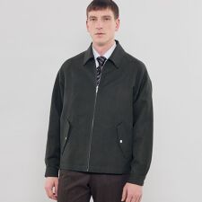 【DORMEUIL/ドーメル】ウールリネンハリントンジャケット