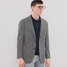 【FLEX JERSEY】【LANIFICIO ROMA/ラニフィーチョ ローマ】ハウンドトゥースジ