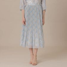 【婦人画報4月号掲載】【BIBURY FLOWER】バイブリーオーガンジースカート