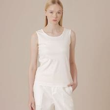 【SUPER FINE LAB.】パウダーシュガーコットンタンクトップ