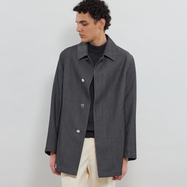 WORSTED DENIM】ステンカラーデニムコート | マッキントッシュ