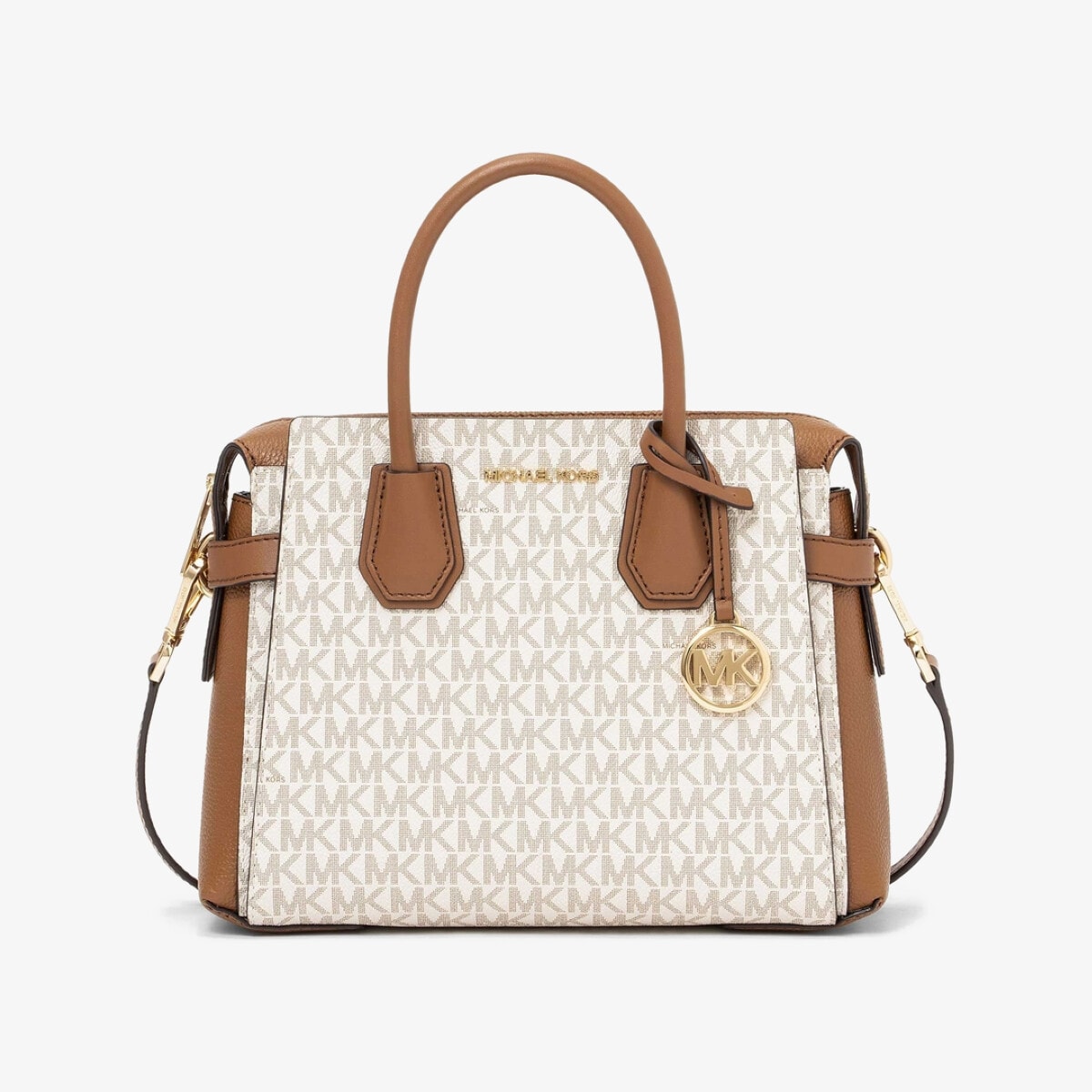 MICHAEL KORS マイケルコース レザー Ciara シグネチャー ミディアム サッチェル 2WAY ハンドバッグ 35F9SC6M2B ブラック gyその他