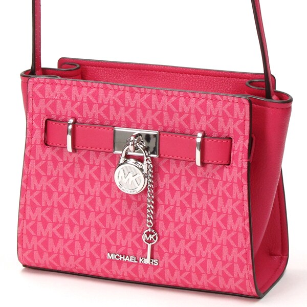 マイケルコース　ショルダーバッグ　シグネチャー　ハミルトン　クロスボディ　ピンク MICHAEL KORS（マイケルコース）の「HAMILTON クロスボディ
