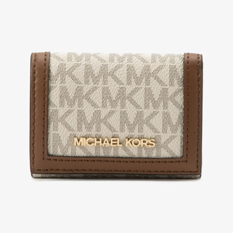 JET SET TRAVEL トライフォールドジップウォレット エクストラスモール-MKシグネチャー マイケル・コース(Michael Kors)  マルイウェブチャネル