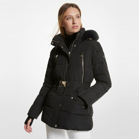 ベルテッド フォー ジップ ダウンジャケット | マイケル・コース  