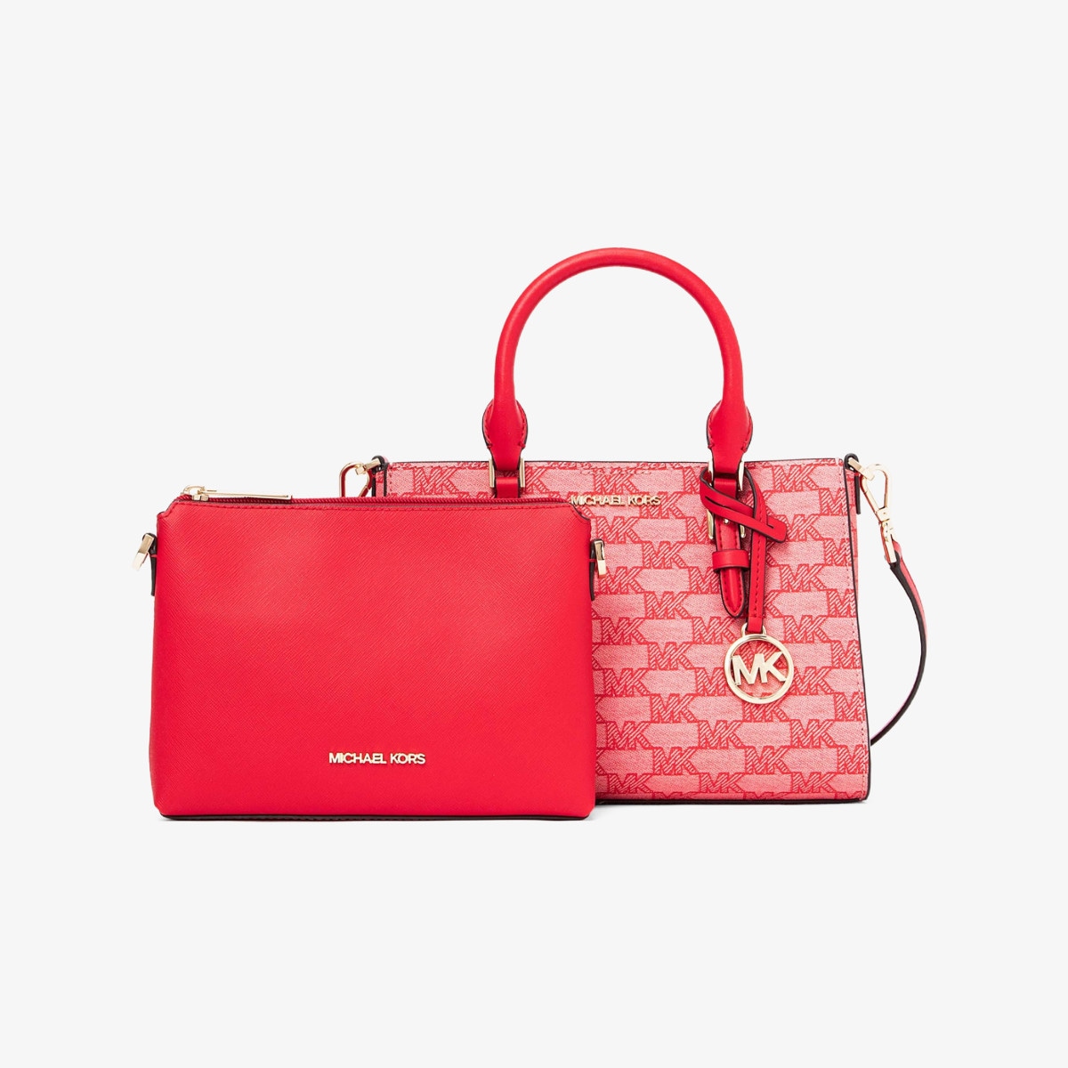 ✨正規品＆極美品‼️✨ マイケルコース シャーロット ２ＷＡＹ ショルダーバッグ 公式アウトレット】CHARLOTTE 3 IN 1 トート ラージ - MK